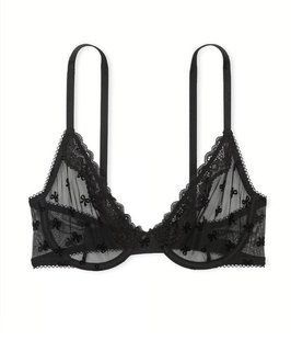 Бюстгальтер VICTORIA'S SECRET Tease Lace-Trim Unlined Demi Bra 420547QFQ фото