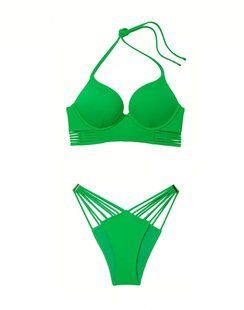 Купальник VICTORIA'S SECRET Archives Swim Bombshell Longline Bikini Top & Strappy Hardware Brazilian Bikini Bottom  416560QCZ фото