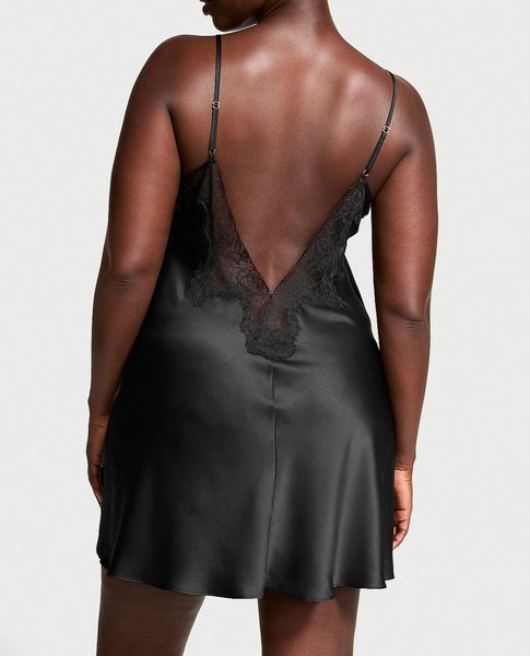 Пеньюар VICTORIA'S SECRET Satin Rose Lace-Trim Mini Slip Dress  417629QB4 фото